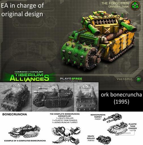 EA уличена в плагиате танков из WH40K